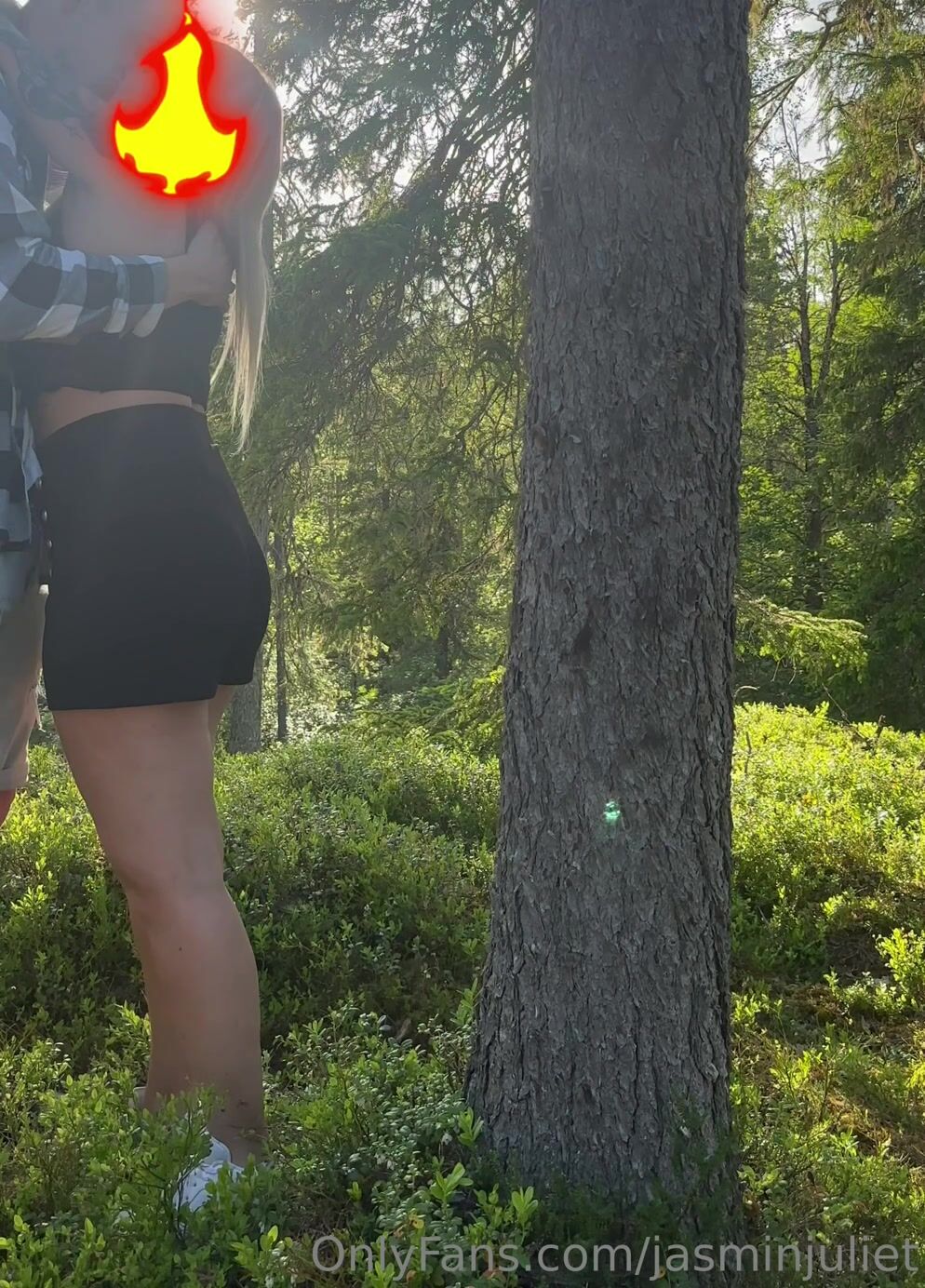 JasminJuliet Sucks And Fucks in Forest