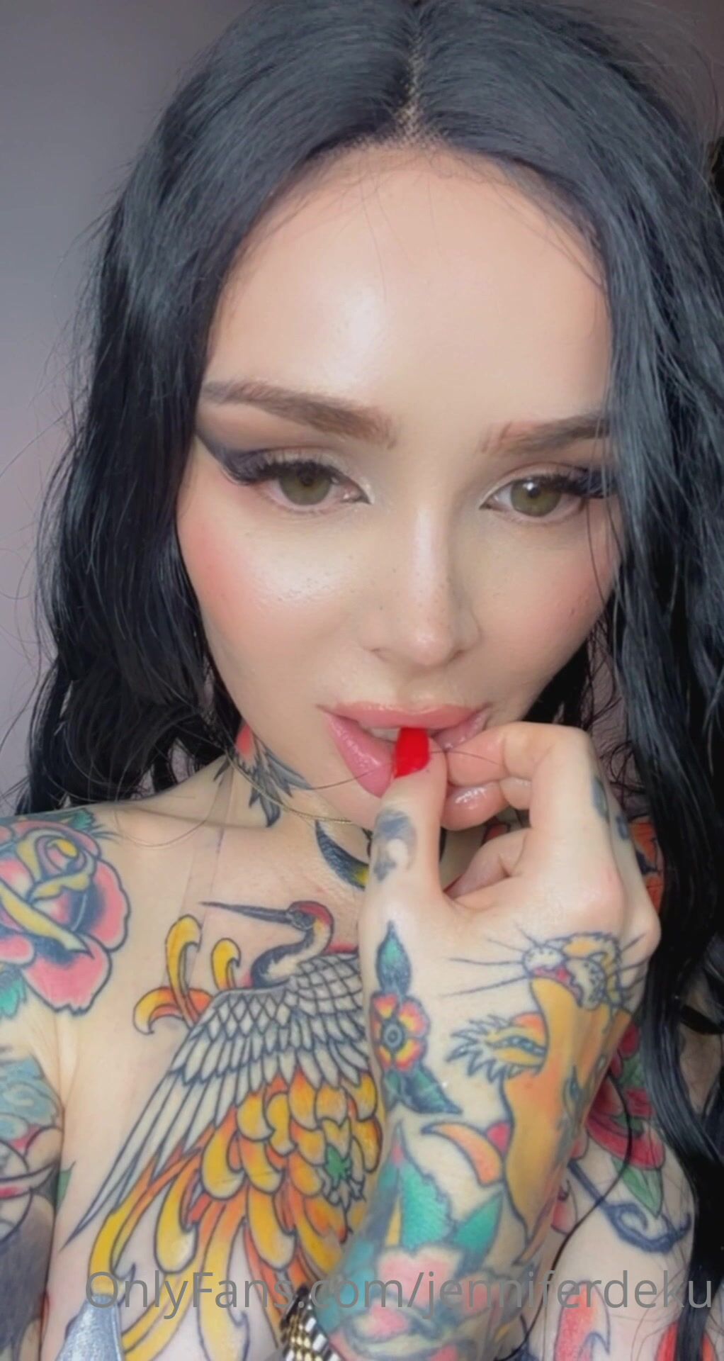 Jennifer Deku Rough Deep Throat Training With Fingers