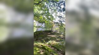 Swedish Nell Kronberg outdoor masturbation