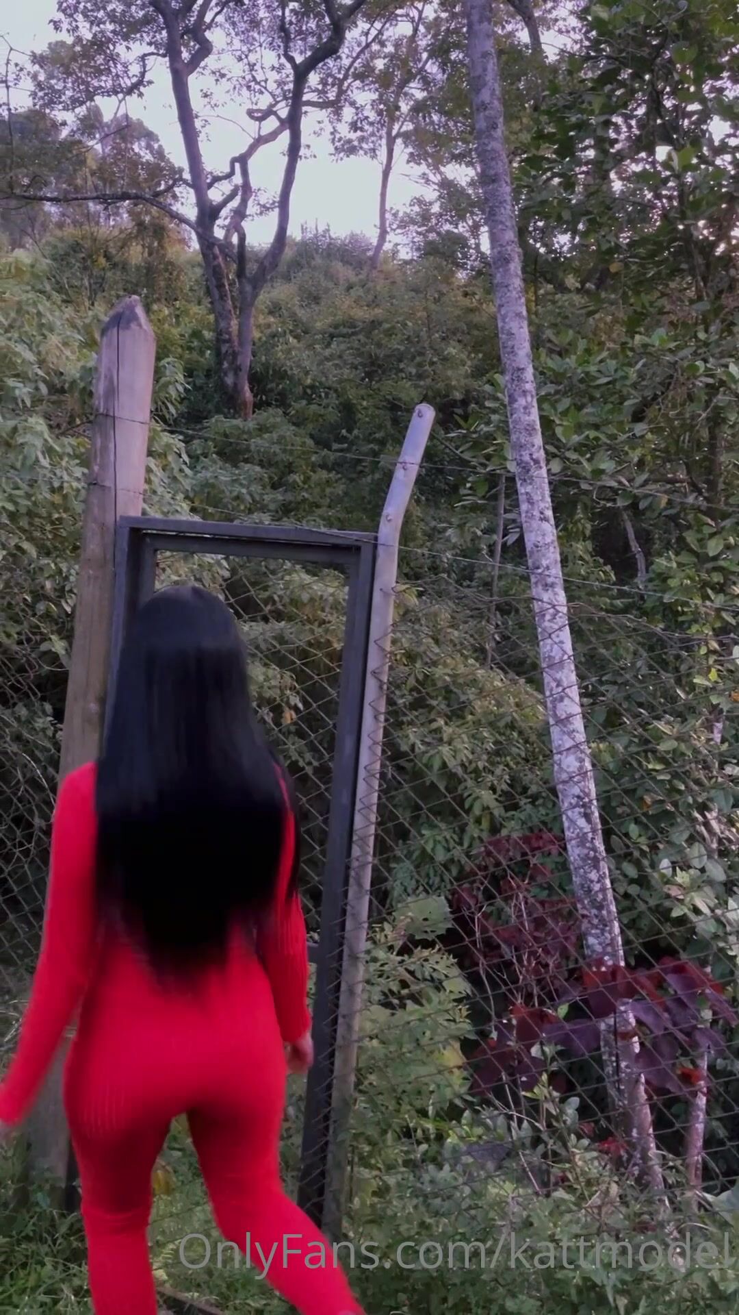 Katt Dumont Outdoor Messy Topless Play With Ice Cream