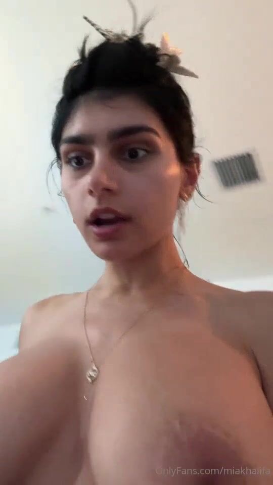 Mia Khalifa Topless And Smoking