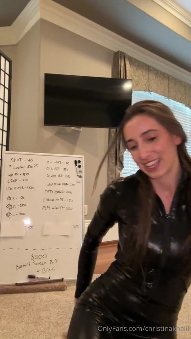 Christina Khalil Livestream Video From March 2025