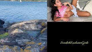 Swedish Babe Eliin Doggystyle in public amazing view