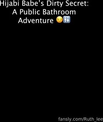 Ruth Lee Hardcore Hijabi Sextape in Public