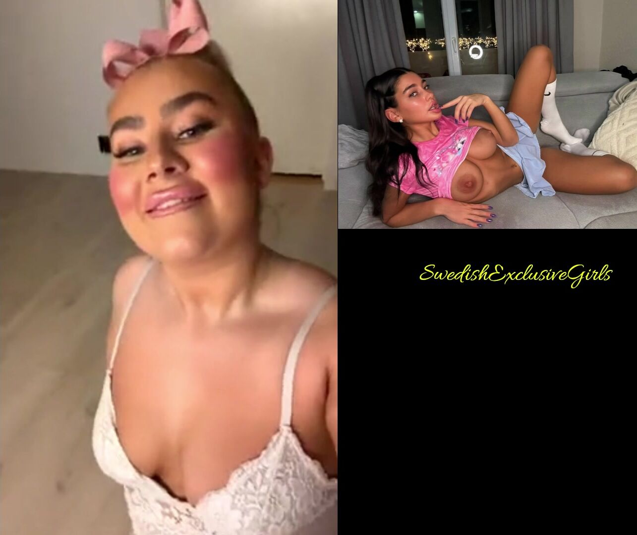 Norwegian blondiemakeupdoll finger pussy masturbation