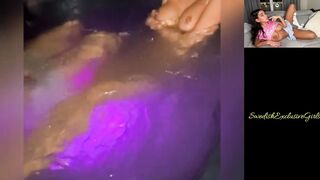 Big tits babe Maiababe having sex in bathtub