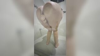 Elenita Forger Big Ass Fucking Dildo in Shower