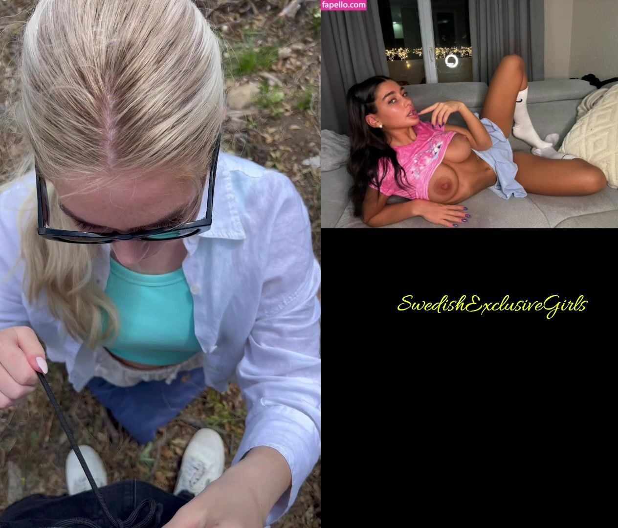 Norwegian Babe TheBelleBunny Sex in the wild & cumshot on big juicy ass