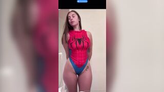 Sophie rain spiderman cosplay