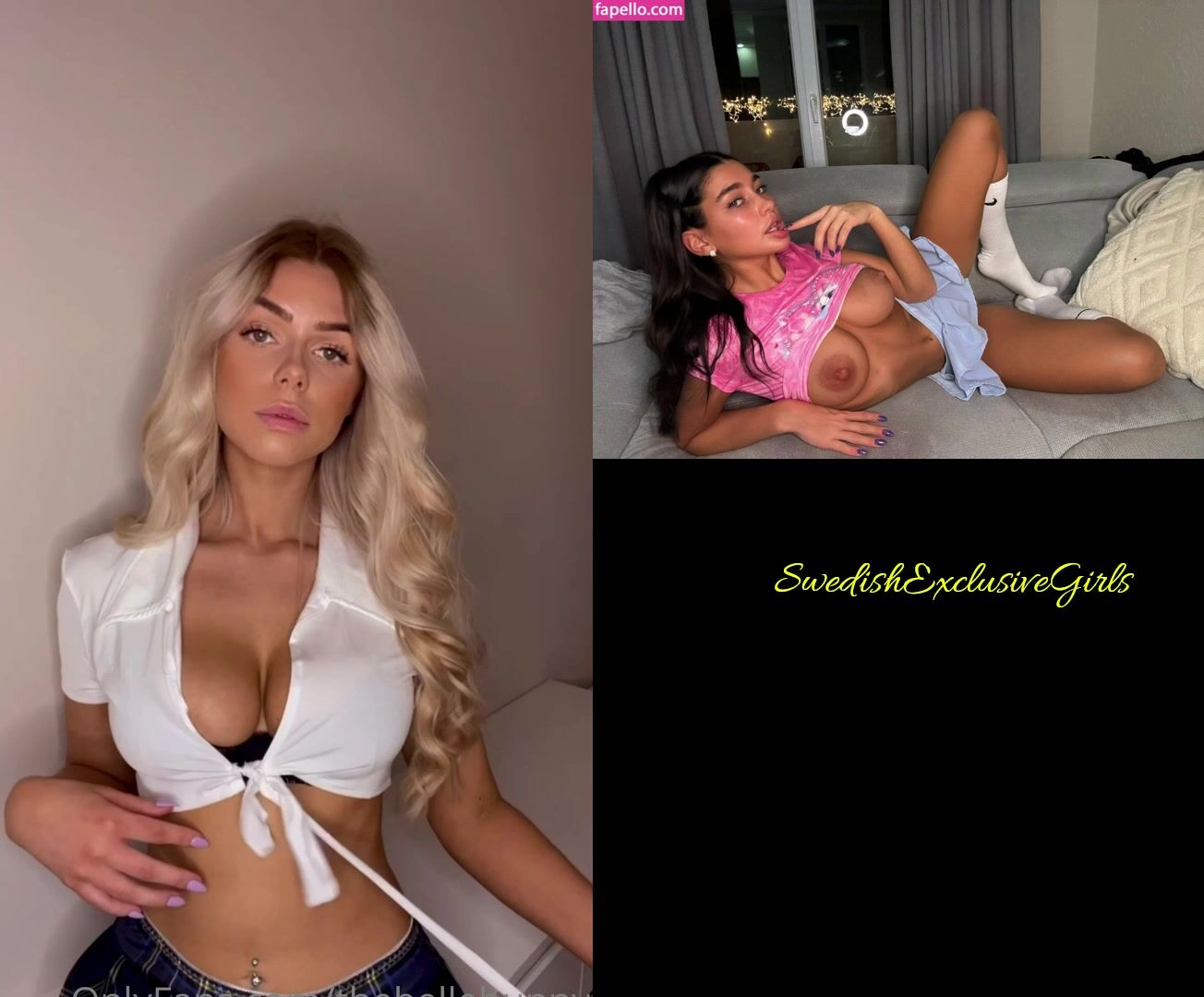 Norwegian Babe TheBelleBunny stripping fully naked & shows her amazing tight body