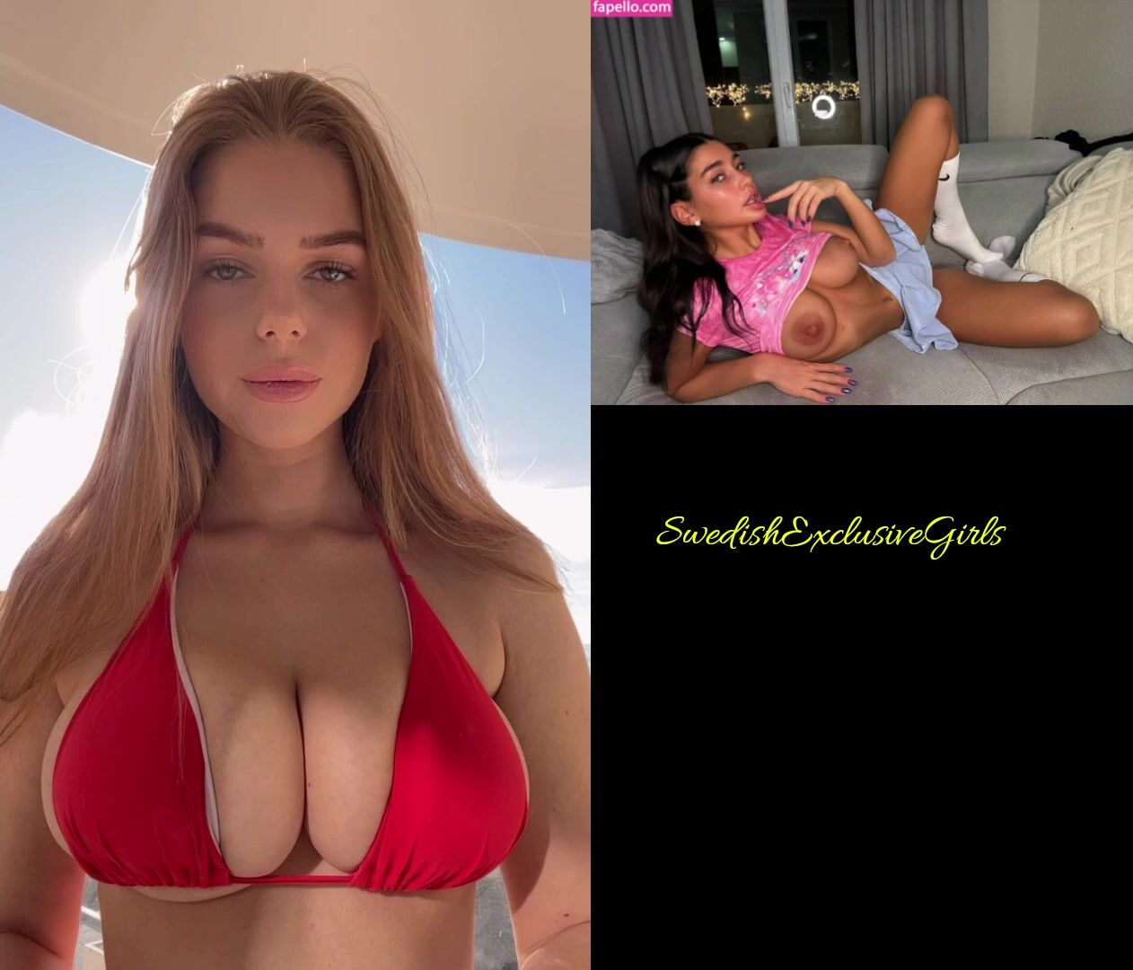 Norwegian Babe TheBellebunny putting alot of suncream on her big boobs &  bouncing