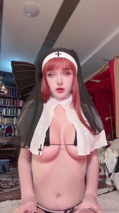 Bouncing Tits Of Nun Anna Feschenko
