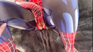 Coco_Koma POV Sextape in Hot Spider Girl Cosplay