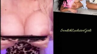 Swedish SannaBaby showing her huge tits