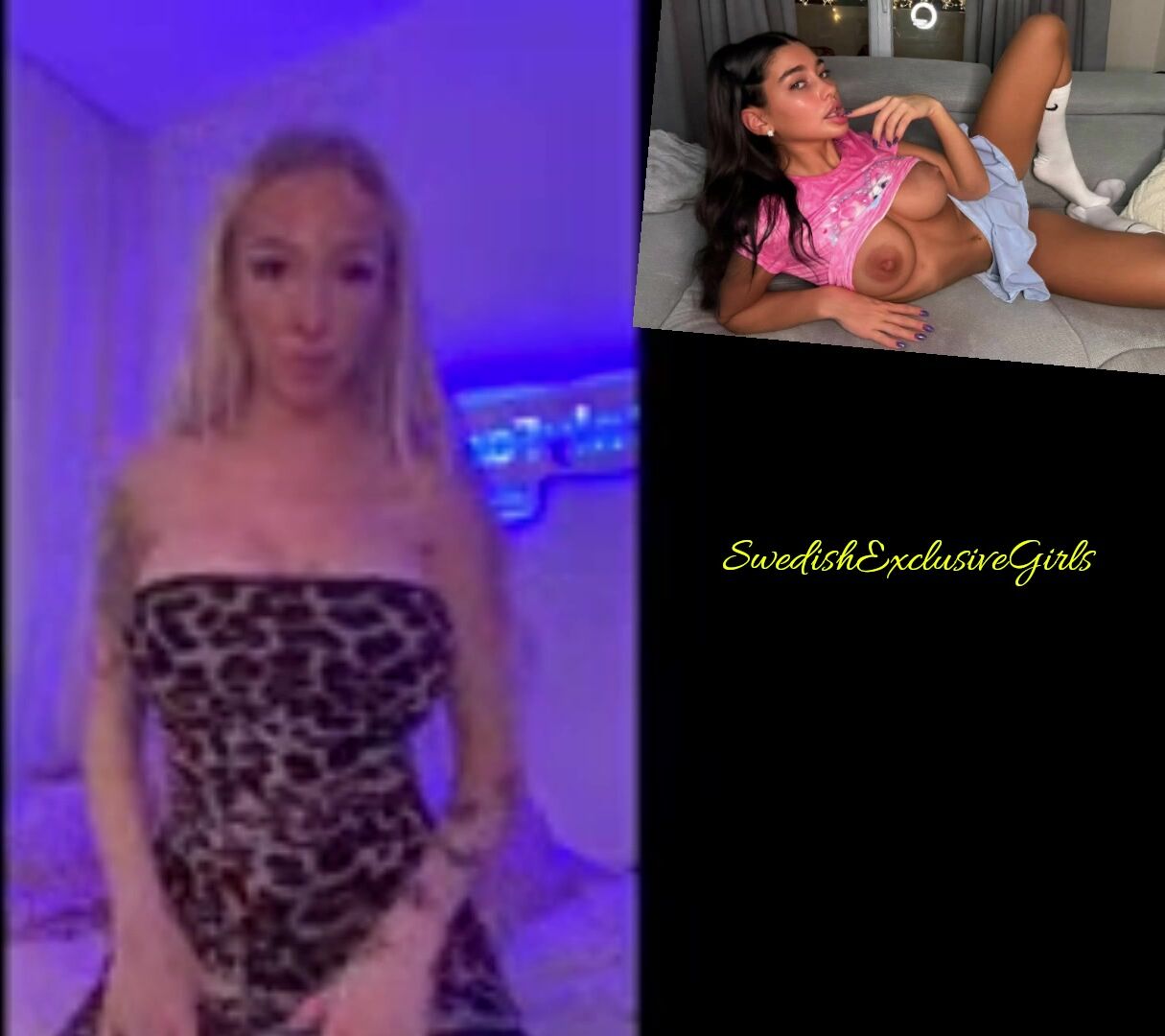 Swedish SannaBaby showing her huge tits