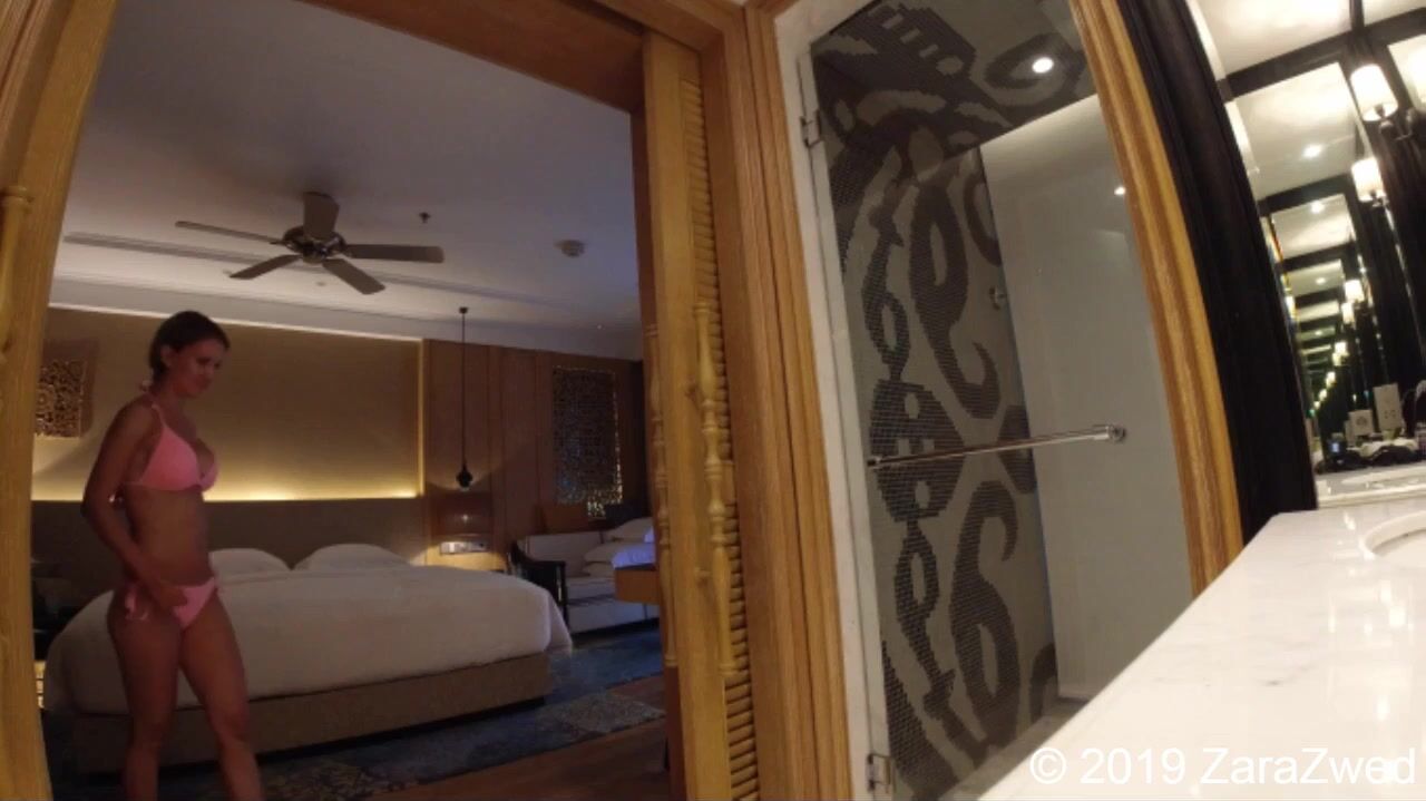 Swedish Blonde with Big Tits fucked in Shower & facial