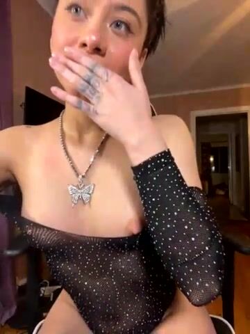 Swedish Camgirl Etherealsweden Playing with Pussy and Blowjob