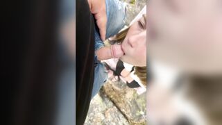 Swedish Couple Blowjob And Masturbating in Public