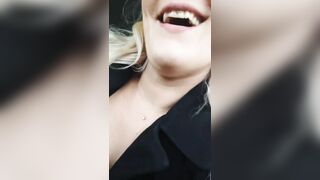 Nasty Sweden Public Blowjob in Car