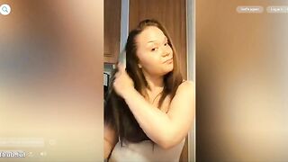 Drunk Swedish Girl Strips on Periscope Live