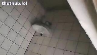 Slut Caught Riding Strangers Dick in Bathroom
