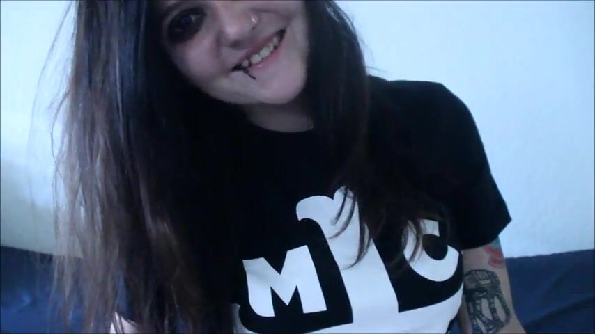 Cute Emo Girl Giving a Hot JOI