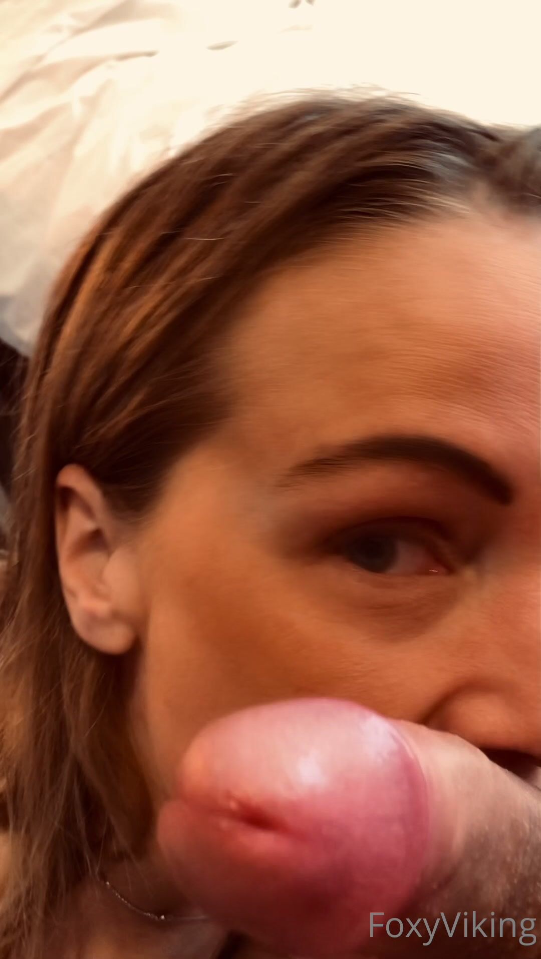 Swedish Wife Giving Blowjob