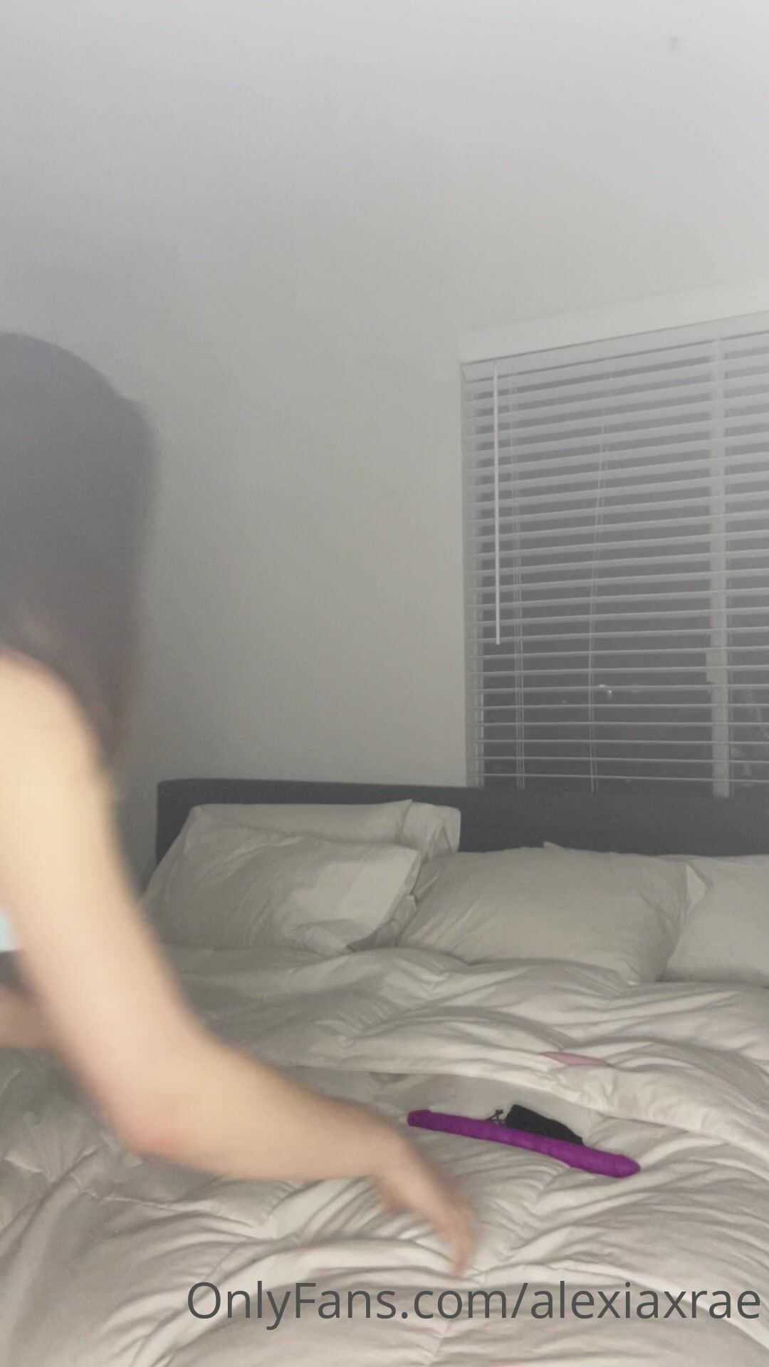 Alexia Skye Sucking And Fucking Purple Dildo