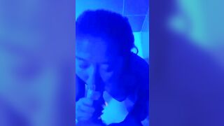 Swedish Asian Wife Giving Blowjob