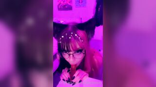 Swedish Pickyerpoison dildo blowjob Part 2