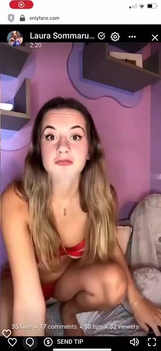 Laura Sommaruga Full OnlyFans Livestream with Masturbation