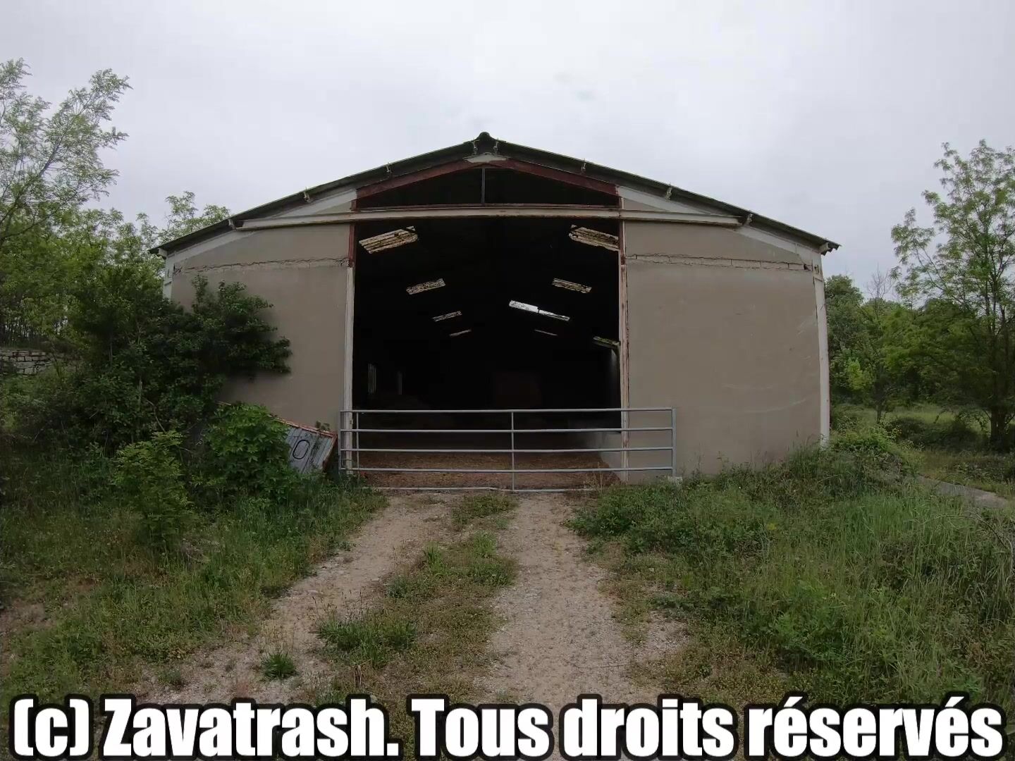 Zavatrash Outdoor Masturbation With Big White Dildo