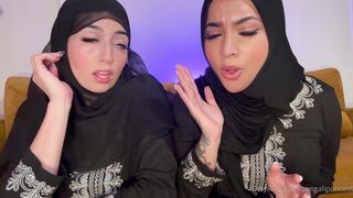 Yasmina Khan - Horny Hijab Girls Masturbating With Dildos