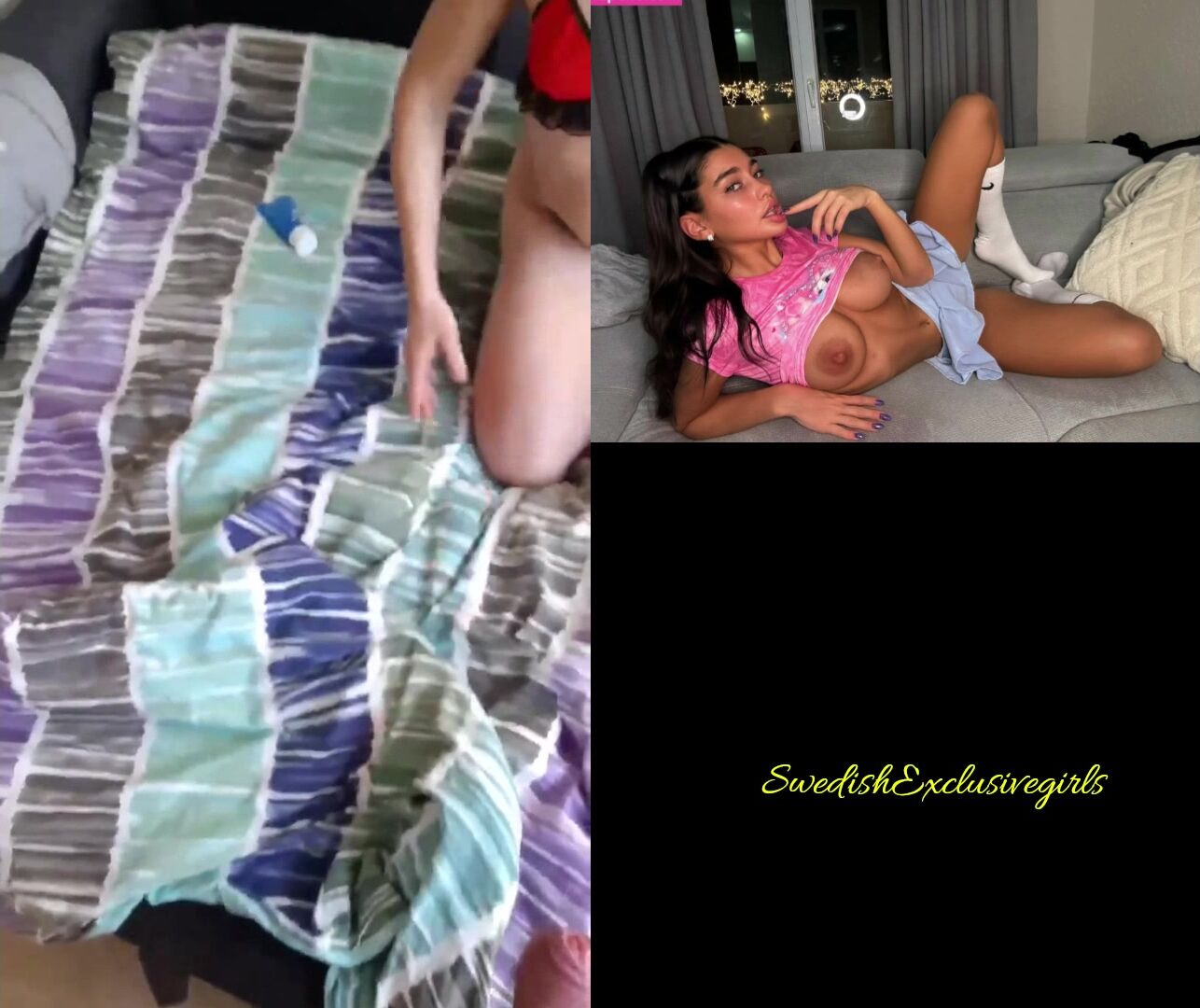 Swedish Babe Akula Blowjob & buttplug in anal play