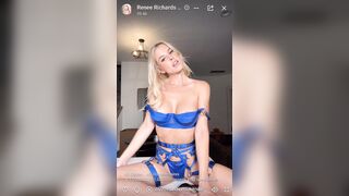 Brennah Black topless in a onlyfans show