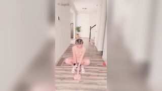 Bougie_bb pigtails anal dildo