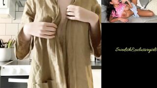 Swedish Babe Matilda Flashing her big natural tits