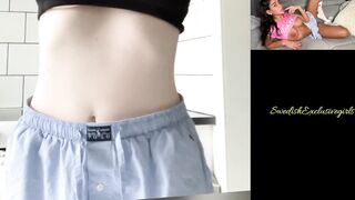 Swedish Babe Matilda Stripping Fully Naked