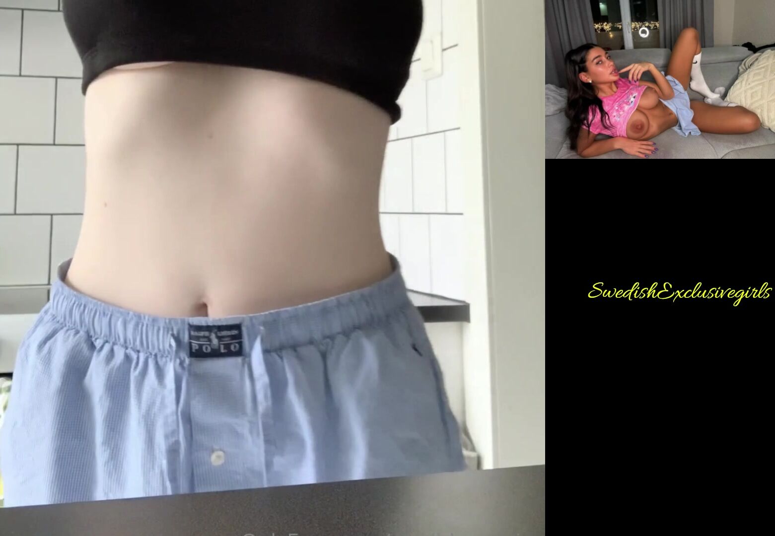 Swedish Babe Matilda Stripping Fully Naked