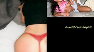 Swedish Babe Tindra Imhauser big ass is getting spanked