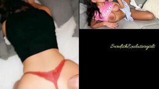Swedish Babe Tindra Imhauser big ass is getting spanked
