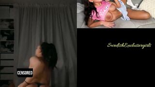 Swedish Babe Tindra Imhauser big ass tease