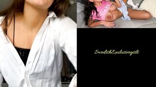 Swedish Babe Tindra Imhauser Teasing With her big ass again