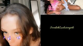 Swedish Babe Tindra Imhauser Filter Blowjob on dildo