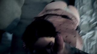 Swedish Jessica Seger blowjob and facial