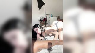 Auhneesh Nicole - Big Booty Model Getting Manhandled By BBC