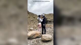 Kathrin3 - Outdoor Standing Doggystyle With Blowjob