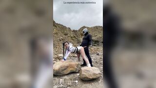 Kathrin3 - Outdoor Standing Doggystyle With Blowjob