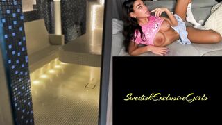 Swedish Babe Lippsy showing her hot body in exclusive place