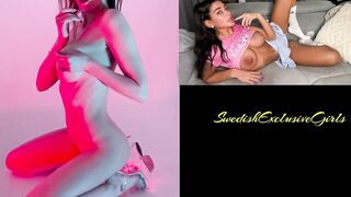 Swedish Goth Girl HoneyBabeSugarPiie Shows her naked body in a photoshoot